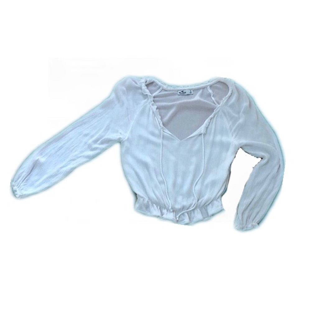 Hollister Peasant Top Sz Small - Picture 2 of 8